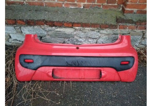 Бампер задній Citroen C1, Peugeot 107, 2005-2012, 9805757908, 52159-0H050
